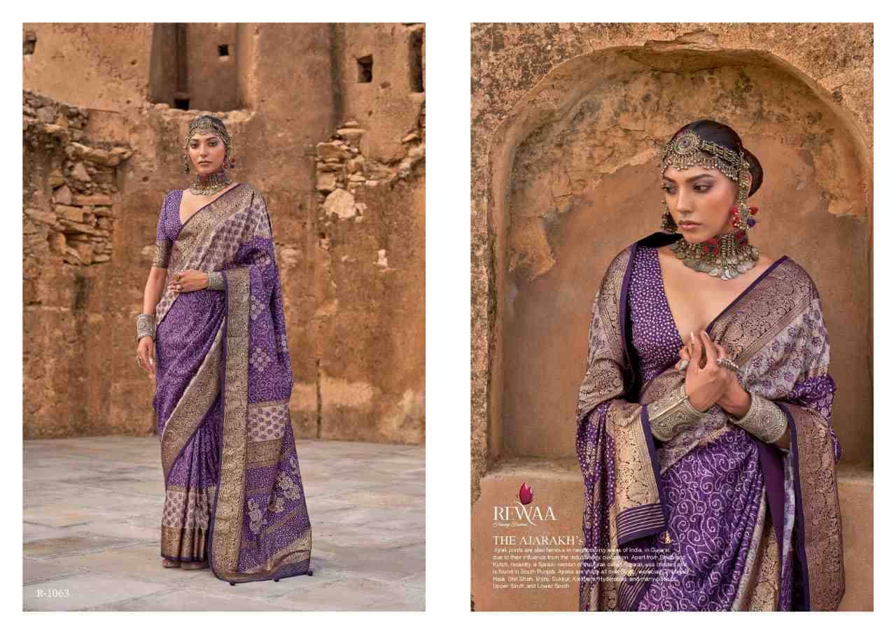 Jalpari By Rewaa 1060 To 1067 Series Indian Traditional Wear Collection Beautiful Stylish Fancy Colorful Party Wear & Occasional Wear Vichitra Silk Sarees At Wholesale Price