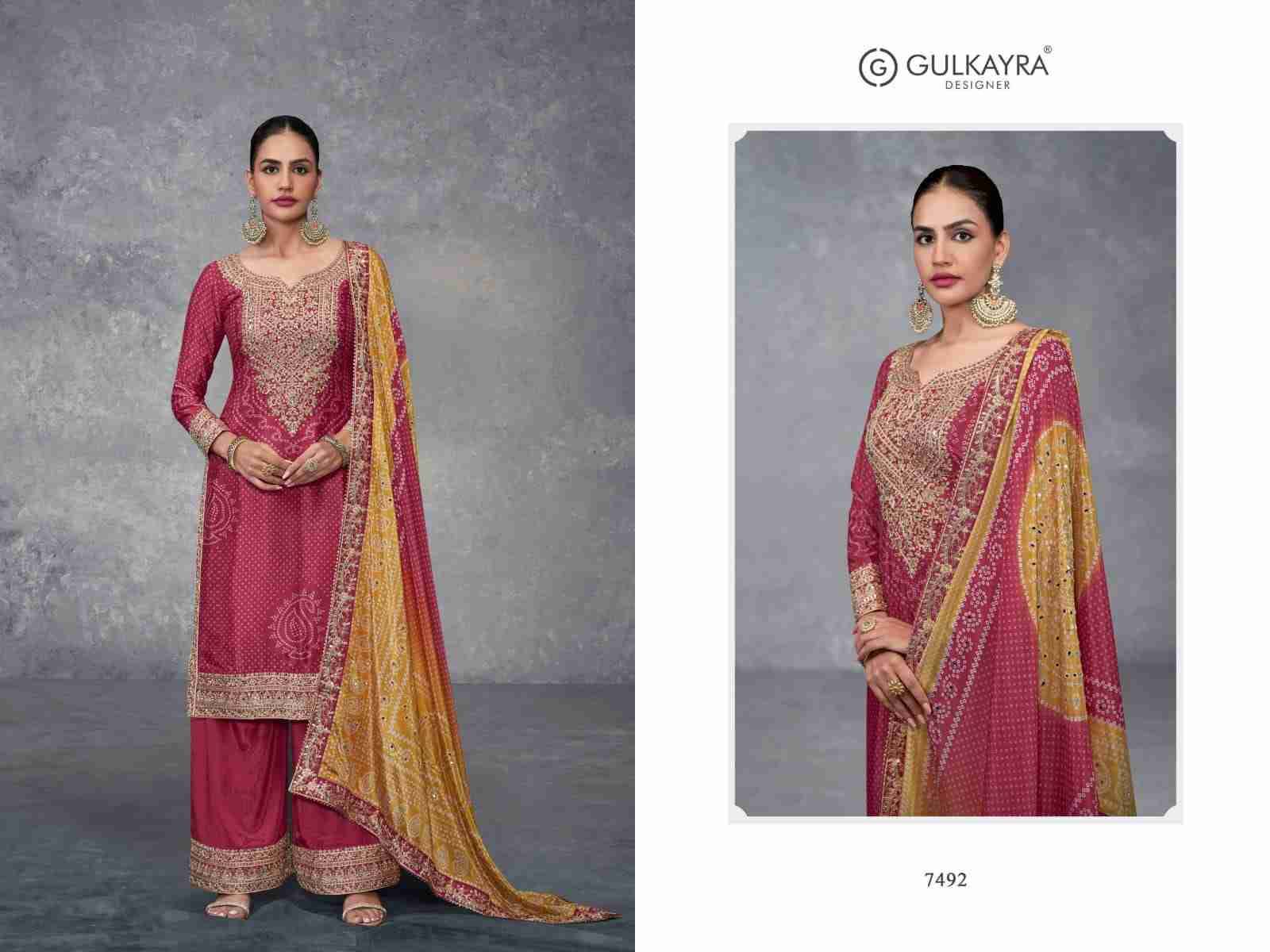 Takshvi Color Edition By Gulkayra Designer Beautiful Stylish Fancy Colorful Casual Wear & Ethnic Wear Collection Chinnon Dresses At Wholesale Price