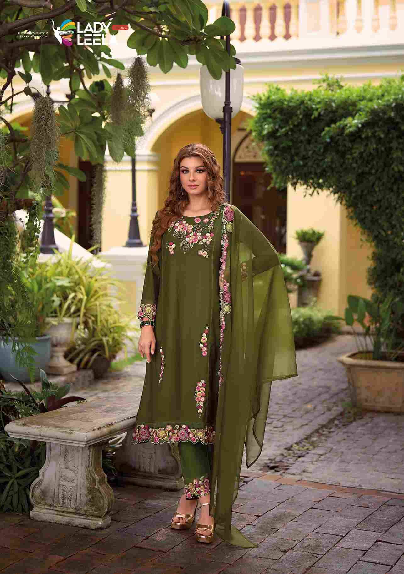 Shiddat Vol-3 By Lady Leela 1381 To 1386 Series Designer Festive Suits Beautiful Fancy Stylish Colorful Party Wear & Occasional Wear Pure Viscose Embroidered Dresses At Wholesale Price