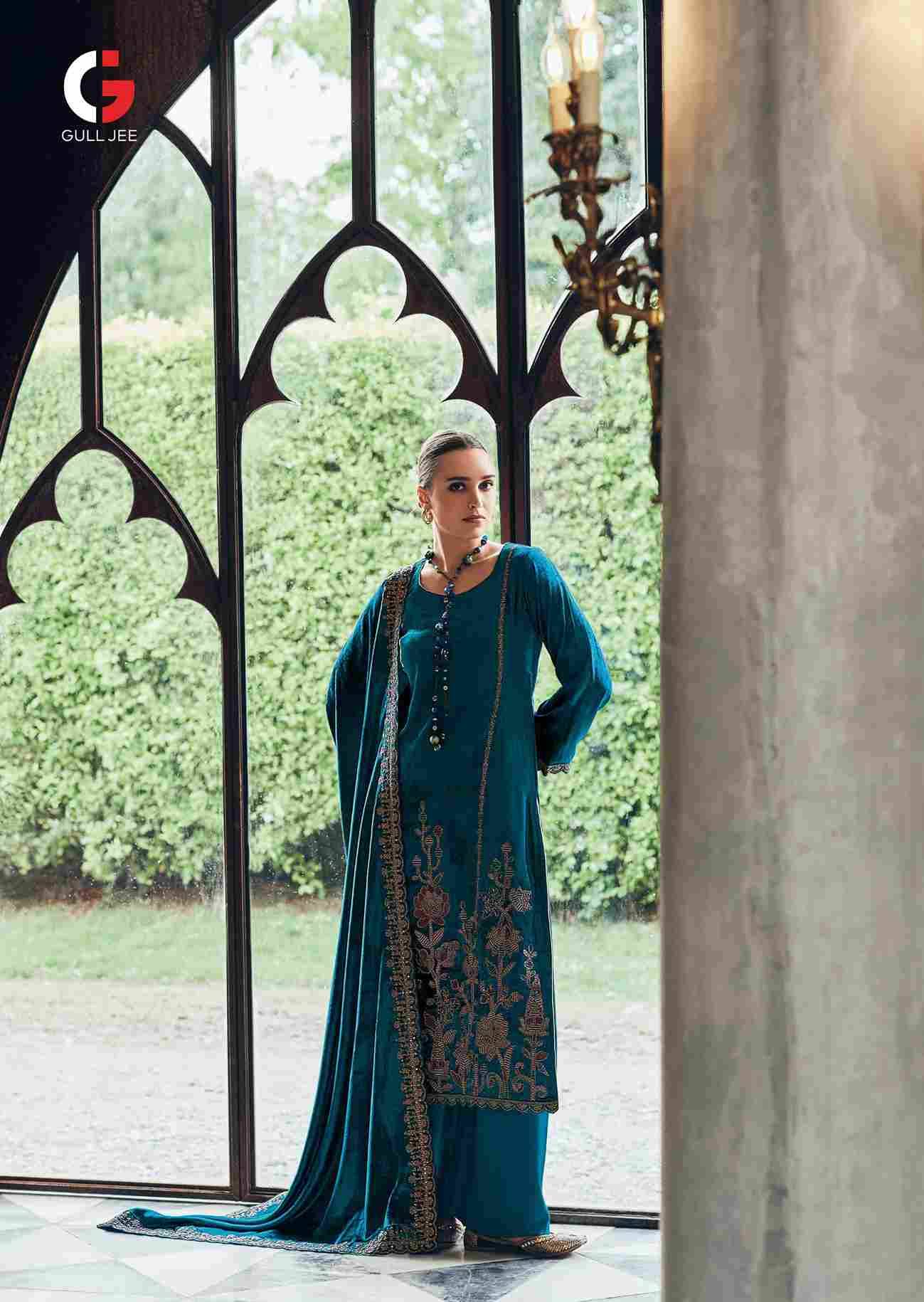 Noor E Fiza By Gull Jee 30001 To 30006 Series Beautiful Festive Suits Colorful Stylish Fancy Casual Wear & Ethnic Wear Viscose Velvet Embroidered Dresses At Wholesale Price