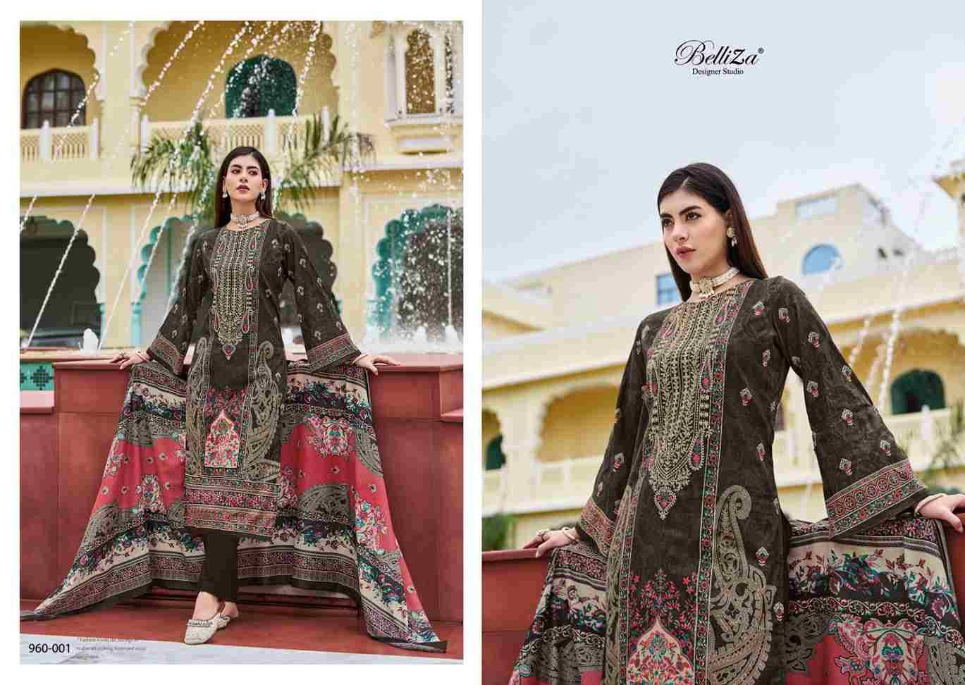 Naira Vol-71 By Belliza 960-001 To 960-008 Series Beautiful Festive Suits Stylish Fancy Colorful Casual Wear & Ethnic Wear Pure Cotton Print Dresses At Wholesale Price