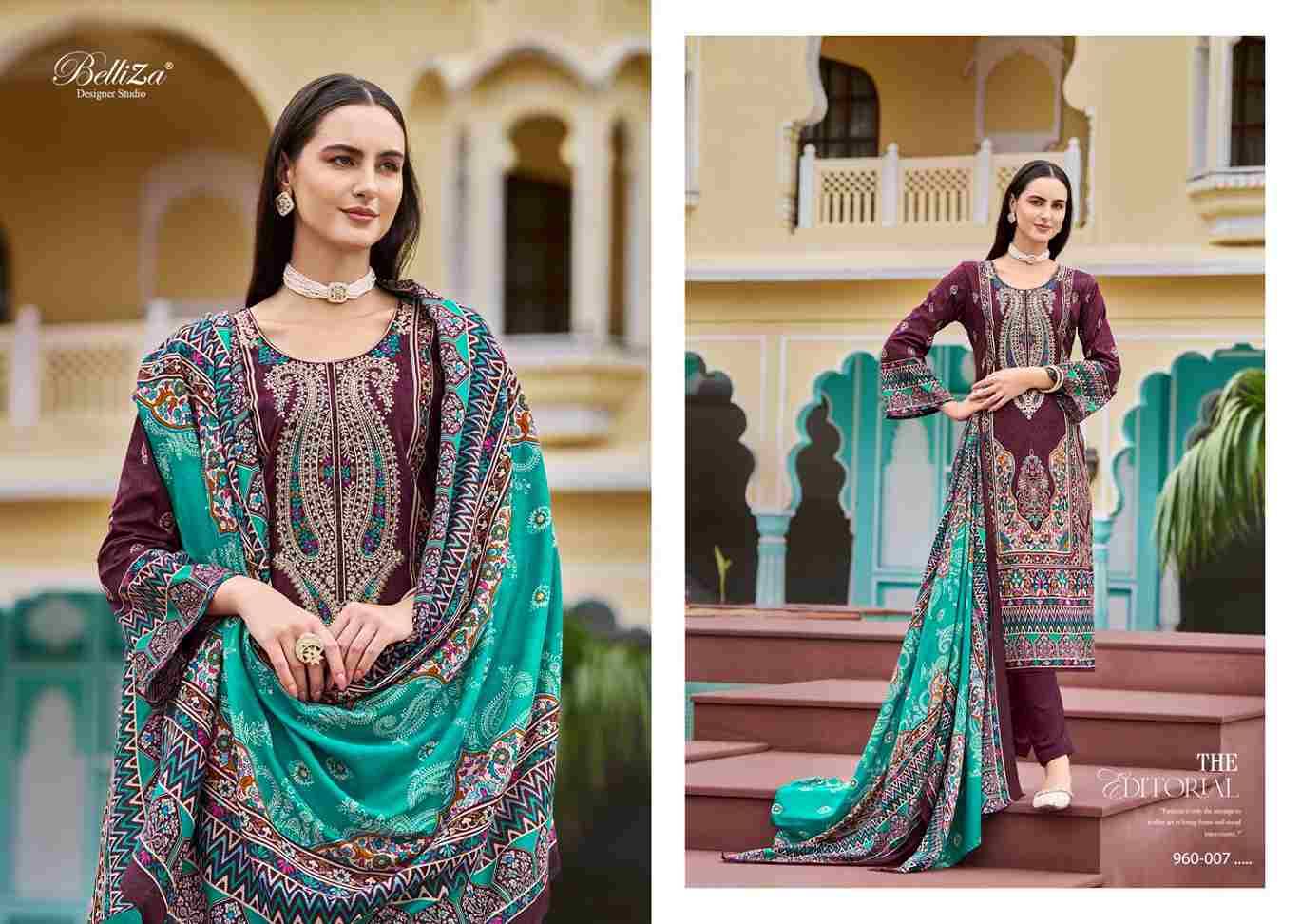 Naira Vol-71 By Belliza 960-001 To 960-008 Series Beautiful Festive Suits Stylish Fancy Colorful Casual Wear & Ethnic Wear Pure Cotton Print Dresses At Wholesale Price