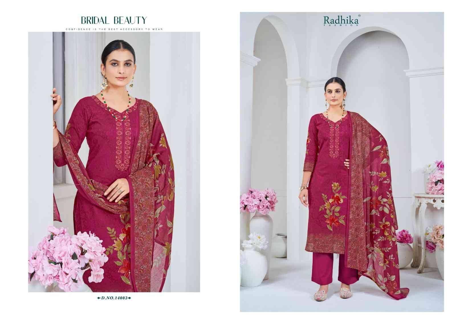 Fulkari By Azara 14001 To 14004 Series Beautiful Festive Suits Stylish Fancy Colorful Casual Wear & Ethnic Wear Pure Lawn Cotton Print Dresses At Wholesale Price