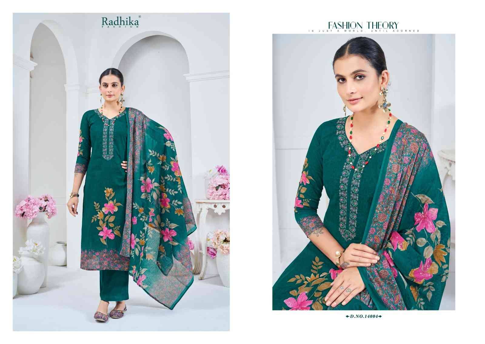 Fulkari By Azara 14001 To 14004 Series Beautiful Festive Suits Stylish Fancy Colorful Casual Wear & Ethnic Wear Pure Lawn Cotton Print Dresses At Wholesale Price