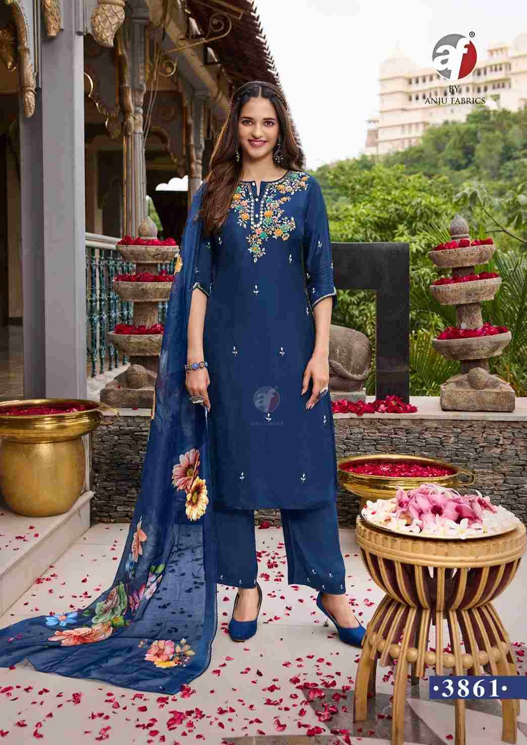 Ghunghat Vol-11 By Anju Fabrics 3861 To 3866 Series Designer Festive Suits Beautiful Stylish Fancy Colorful Party Wear & Occasional Wear Pure Dola Silk Dresses At Wholesale Price