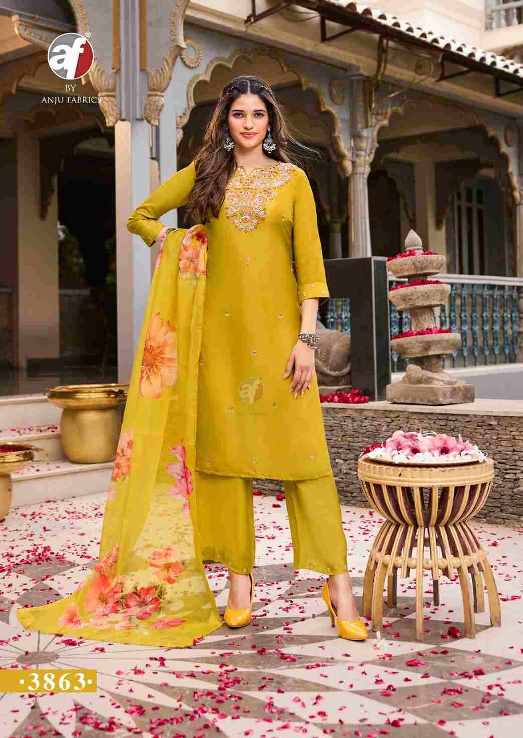 Ghunghat Vol-11 By Anju Fabrics 3861 To 3866 Series Designer Festive Suits Beautiful Stylish Fancy Colorful Party Wear & Occasional Wear Pure Dola Silk Dresses At Wholesale Price