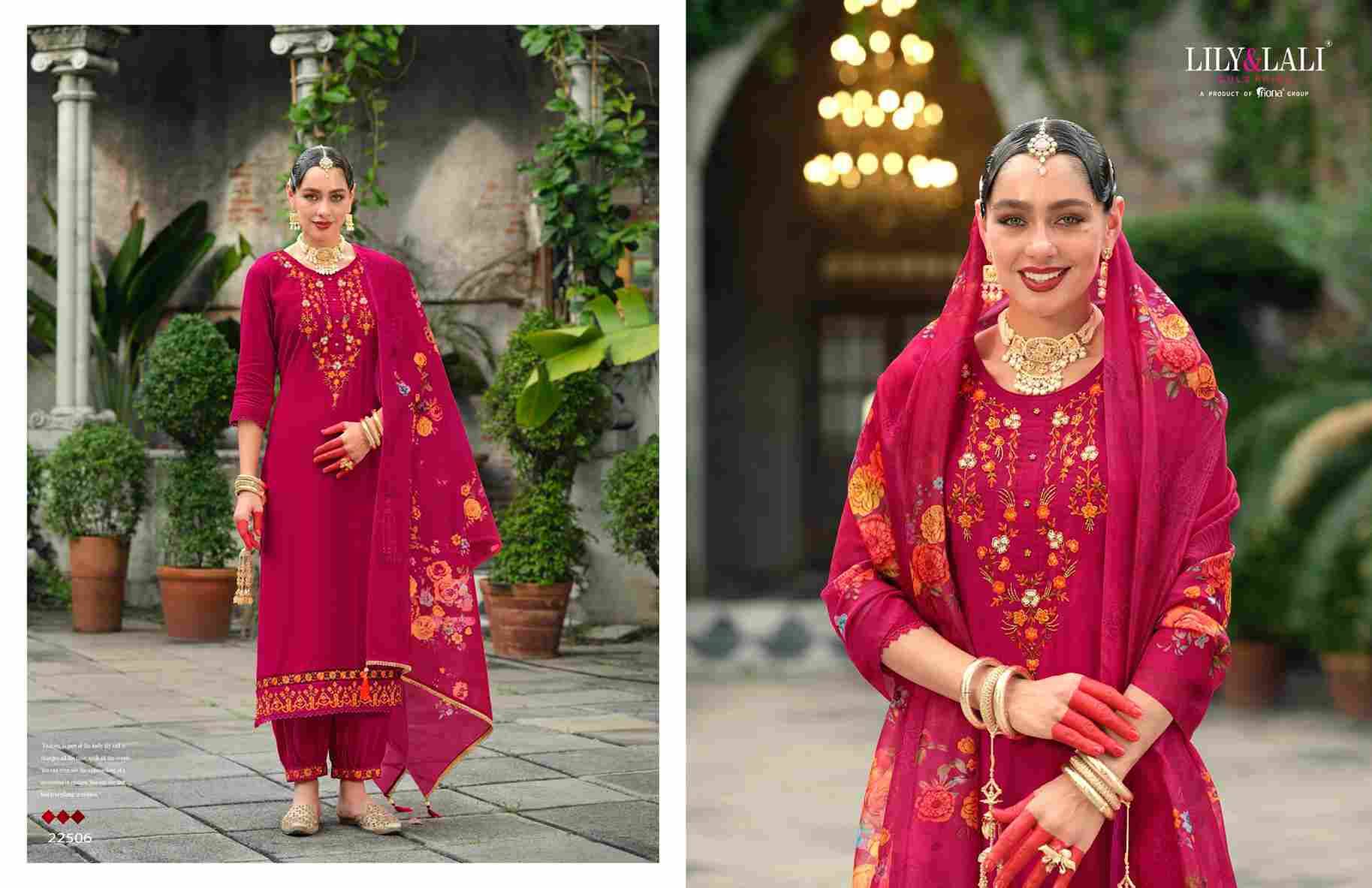 Karwa Special Vol-2 By Lily And Lali 22501 To 22506 Series Beautiful Festive Suits Colorful Stylish Fancy Casual Wear & Ethnic Wear Viscose Silk Dresses At Wholesale Price