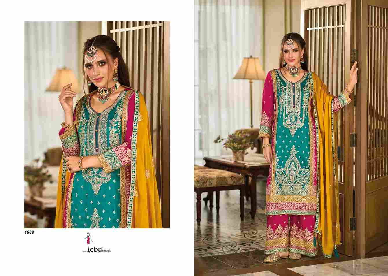 Swara By Eba Lifestyle 1668 To 1669 Series Designer Festive Suits Beautiful Fancy Colorful Stylish Party Wear & Occasional Wear Premium Silk Dresses At Wholesale Price