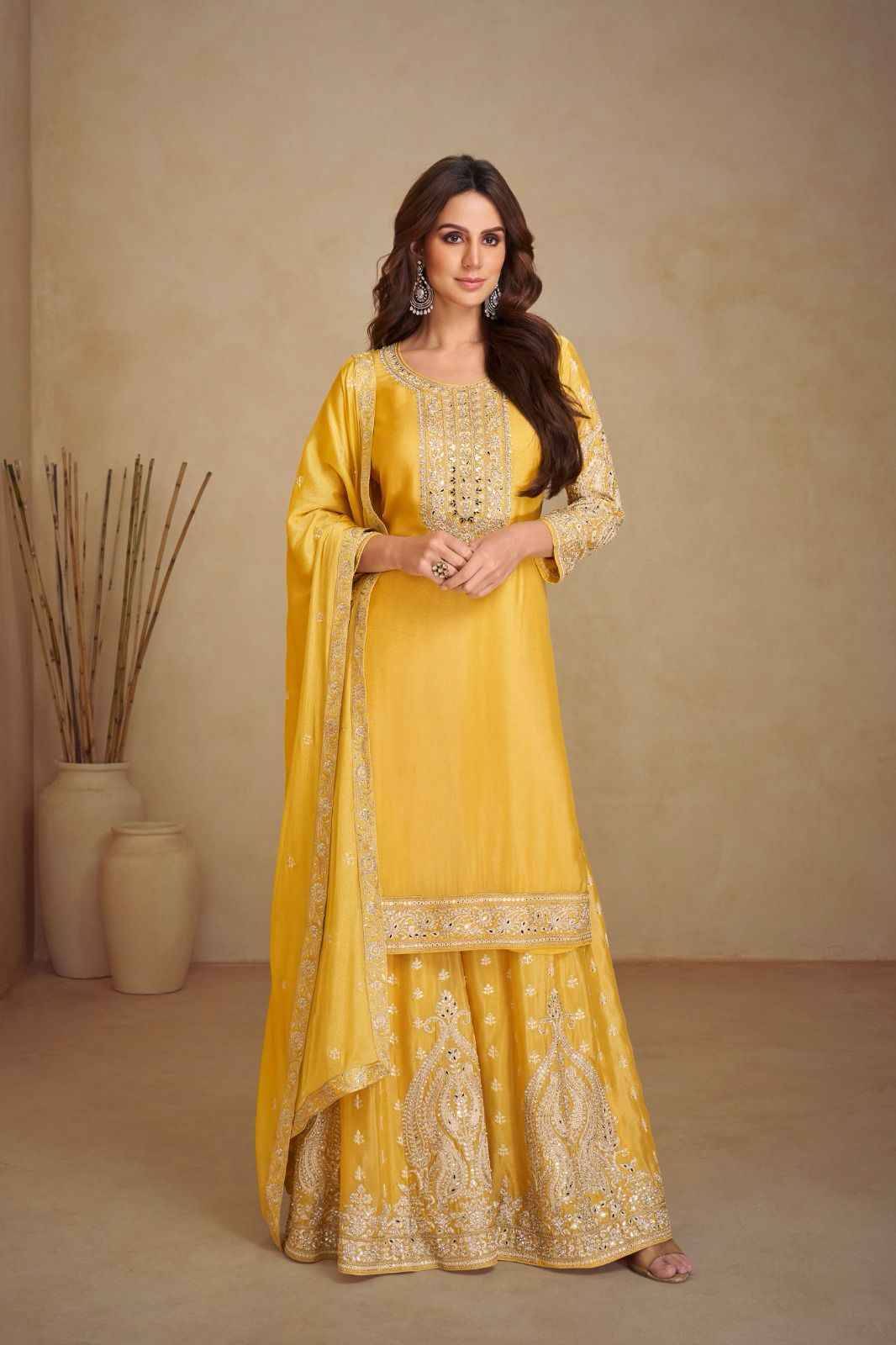 Vaani Vol-3 By Gulkayra Designer 7497 To 7499 Series Designer Festive Festive Suits Collection Beautiful Stylish Fancy Colorful Party Wear & Occasional Wear Chinnon Dresses At Wholesale Price