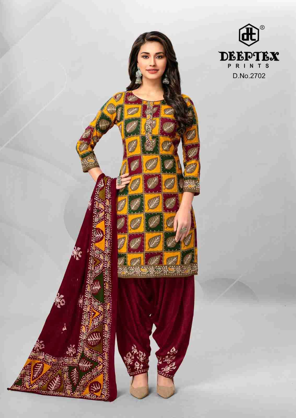 Batik Plus Vol-27 By Deeptex Prints 2701 To 2710 Series Beautiful Festive Suits Stylish Fancy Colorful Party Wear & Occasional Wear Cotton Dresses At Wholesale Price