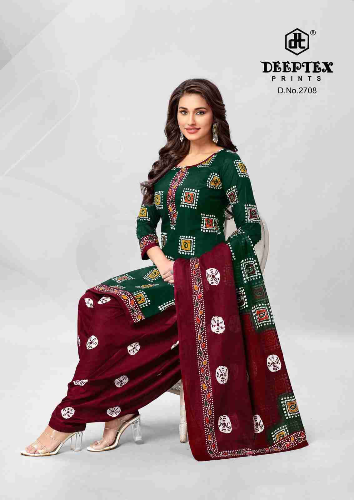 Batik Plus Vol-27 By Deeptex Prints 2701 To 2710 Series Beautiful Festive Suits Stylish Fancy Colorful Party Wear & Occasional Wear Cotton Dresses At Wholesale Price