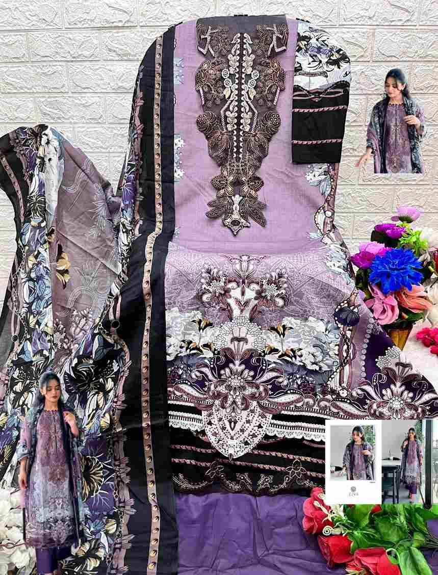 Ezra 1004 Colours By Ezra 1004-A To 1004-B Series Pakistani Suits Beautiful Fancy Colorful Stylish Party Wear & Occasional Wear Pure Cotton Embroidery Dresses At Wholesale Price