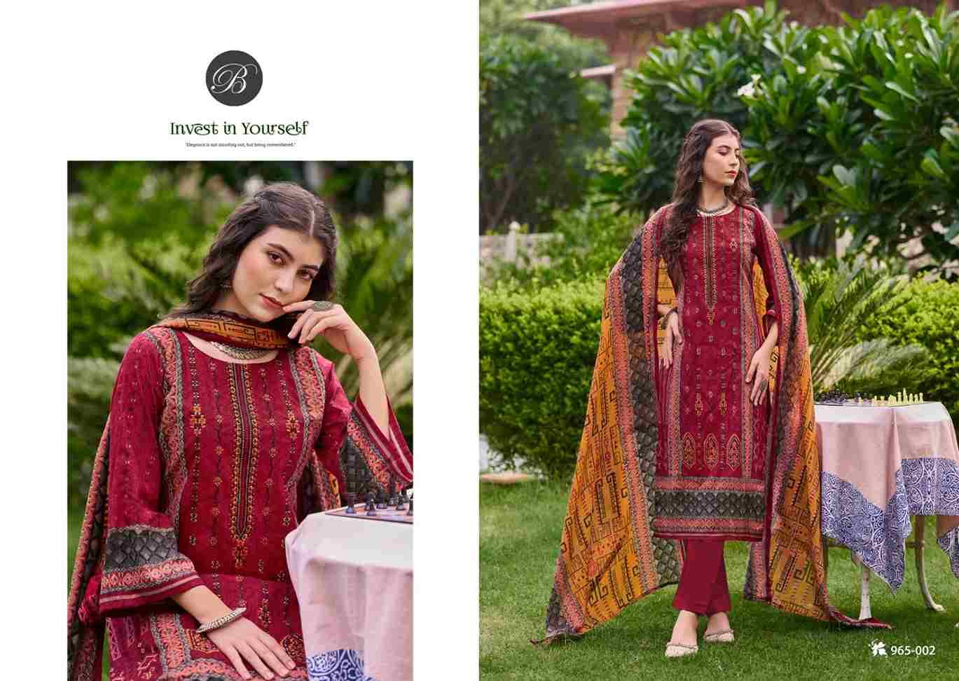 Bin Saeed Vol-7 By Belliza 965-001 To 965-008 Series Beautiful Stylish Festive Suits Fancy Colorful Casual Wear & Ethnic Wear & Ready To Wear Pure Cotton Digital Print Dresses At Wholesale Price