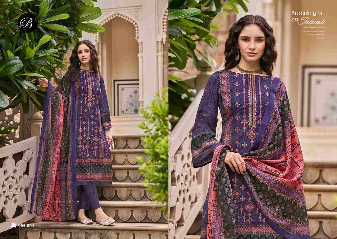 Bin Saeed Vol-7 By Belliza 965-001 To 965-008 Series Beautiful Stylish Festive Suits Fancy Colorful Casual Wear & Ethnic Wear & Ready To Wear Pure Cotton Digital Print Dresses At Wholesale Price