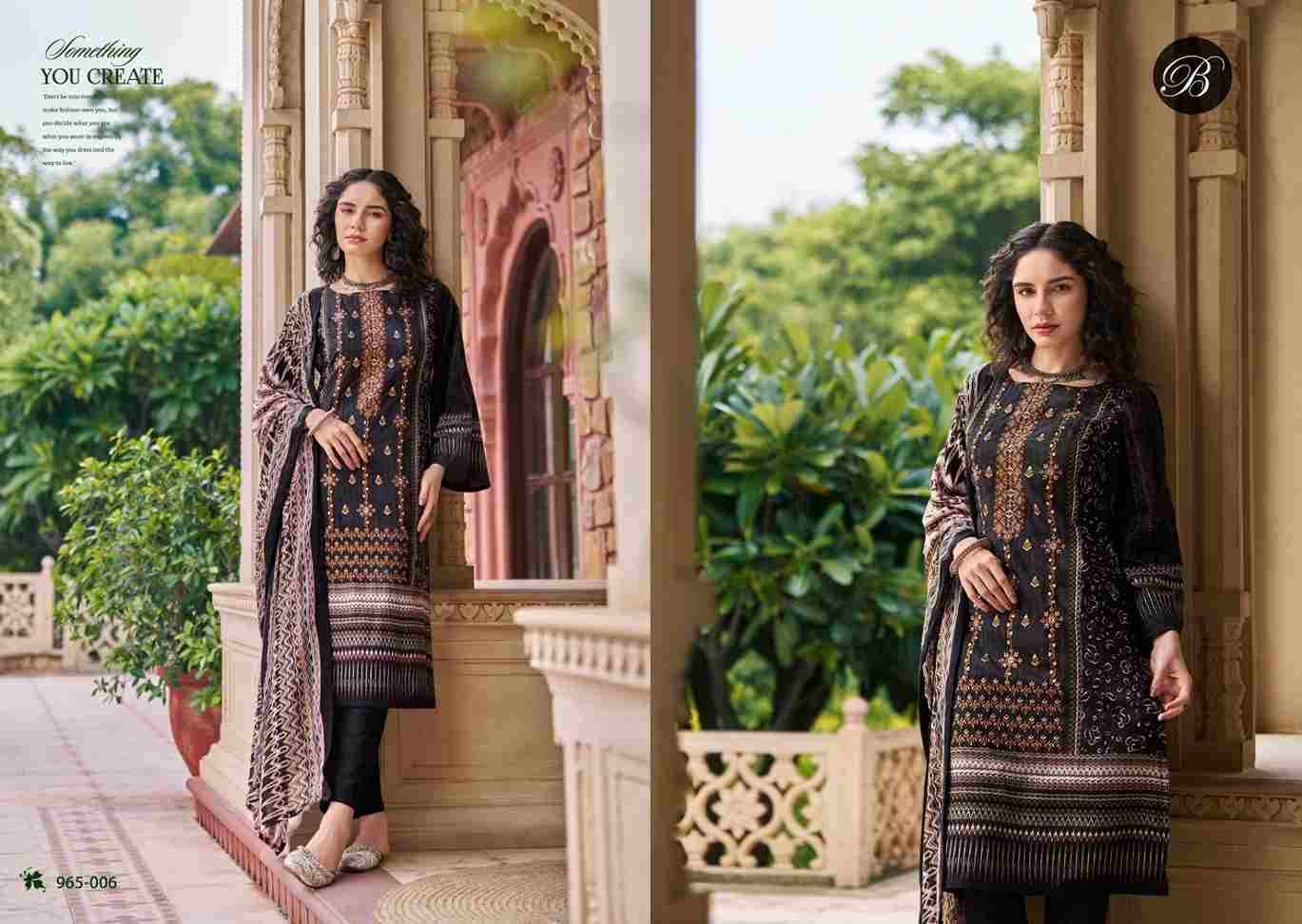 Bin Saeed Vol-7 By Belliza 965-001 To 965-008 Series Beautiful Stylish Festive Suits Fancy Colorful Casual Wear & Ethnic Wear & Ready To Wear Pure Cotton Digital Print Dresses At Wholesale Price