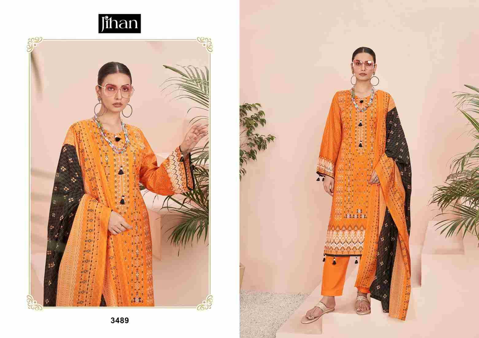 Scarlet Vol-4 By Jihan 3488 To 3491 Series Beautiful Stylish Pakistani Suits Fancy Colorful Casual Wear & Ethnic Wear & Ready To Wear Pure Lawn Print Dresses At Wholesale Price