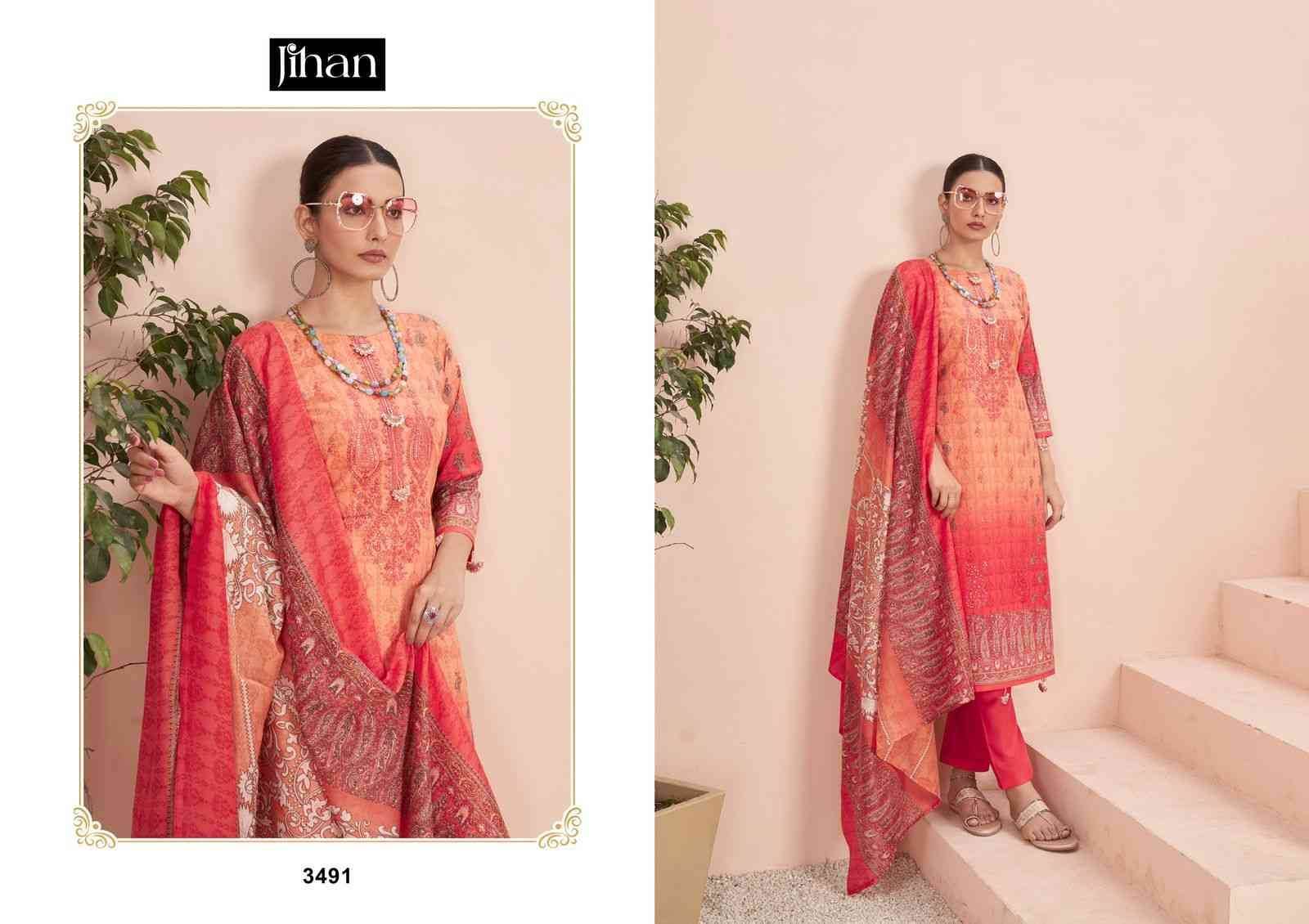 Scarlet Vol-4 By Jihan 3488 To 3491 Series Beautiful Stylish Pakistani Suits Fancy Colorful Casual Wear & Ethnic Wear & Ready To Wear Pure Lawn Print Dresses At Wholesale Price