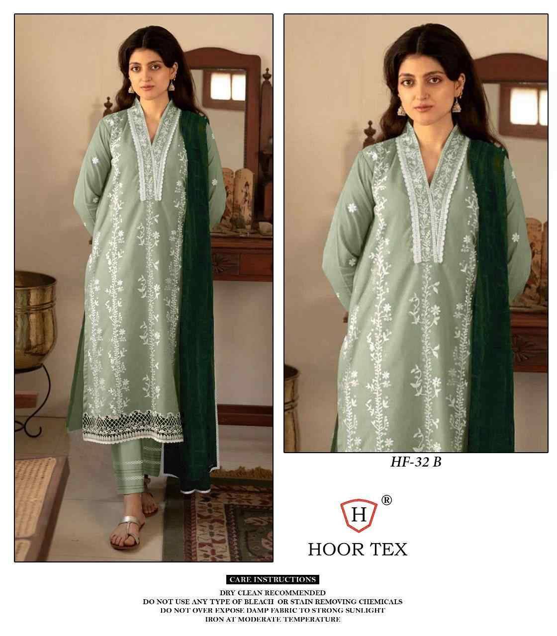 Hoor Tex Hit Design HF-32 Colours By Hoor Tex HF-32-A To HF-32-D Series Designer Festive Pakistani Suits Collection Beautiful Stylish Fancy Colorful Party Wear & Occasional Wear Heavy Georgette Embroidered Dresses At Wholesale Price