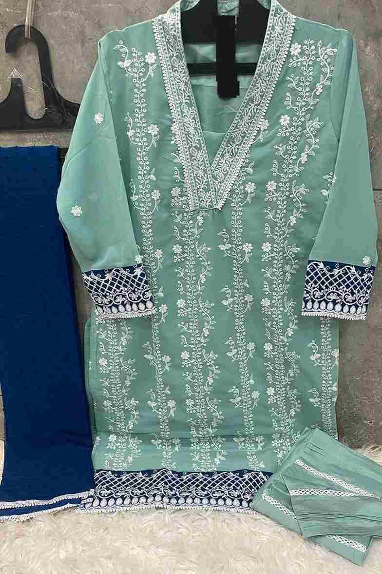 Hoor Tex Hit Design HF-32 Colours By Hoor Tex HF-32-A To HF-32-D Series Designer Festive Pakistani Suits Collection Beautiful Stylish Fancy Colorful Party Wear & Occasional Wear Heavy Georgette Embroidered Dresses At Wholesale Price