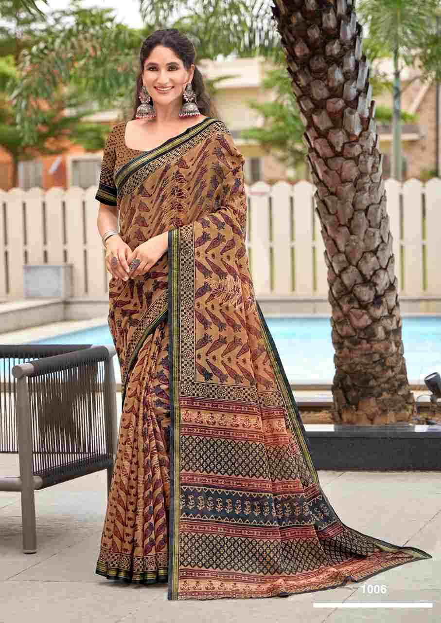 Kasak By Stavan 1001 To 1006 Series Indian Traditional Wear Collection Beautiful Stylish Fancy Colorful Party Wear & Occasional Wear Mal Mal Cotton Sarees At Wholesale Price