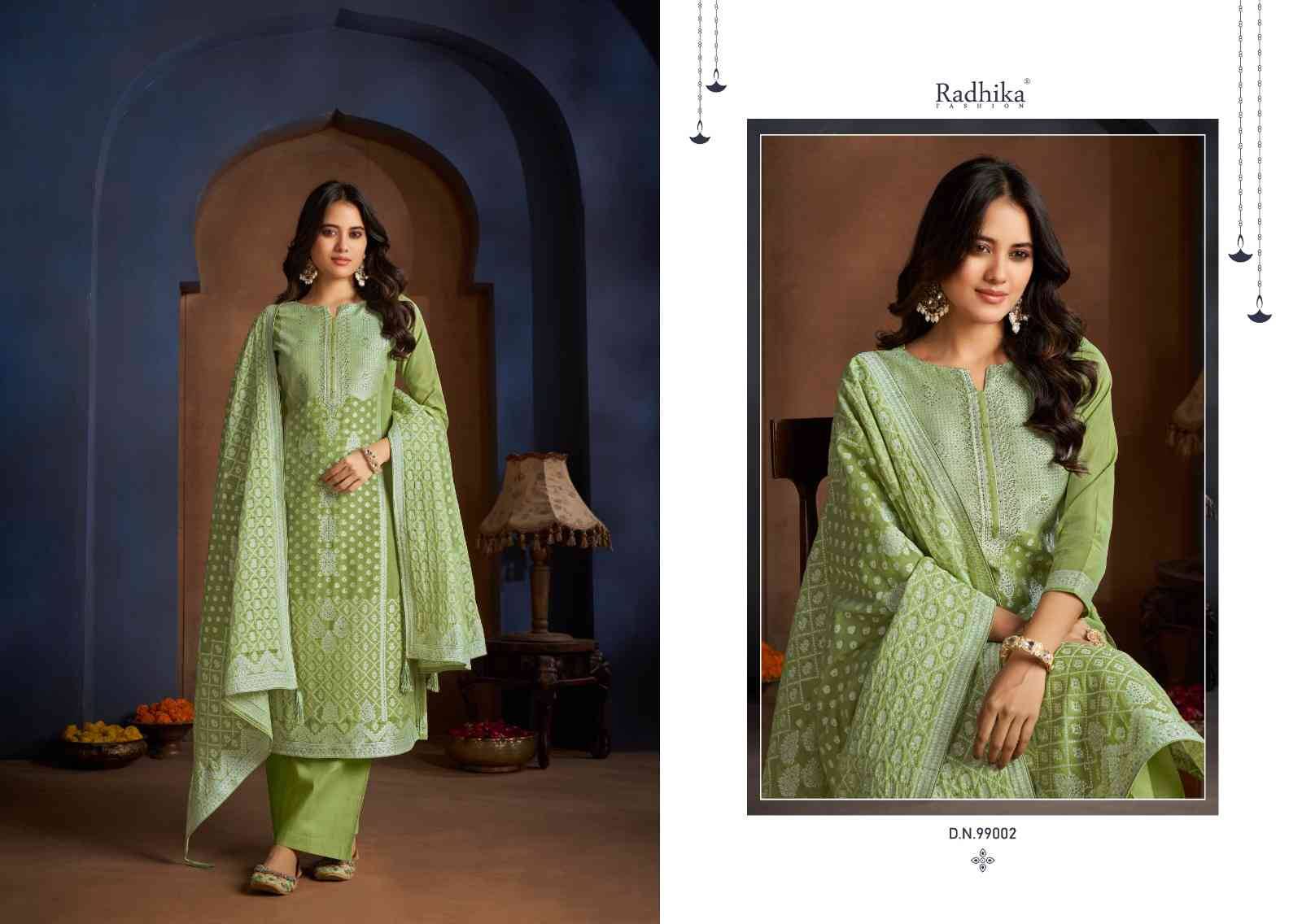 Banarasi Adha By Azara 99001 To 99006 Series Beautiful Festive Suits Stylish Fancy Colorful Casual Wear & Ethnic Wear Cotton Jacquard Dresses At Wholesale Price