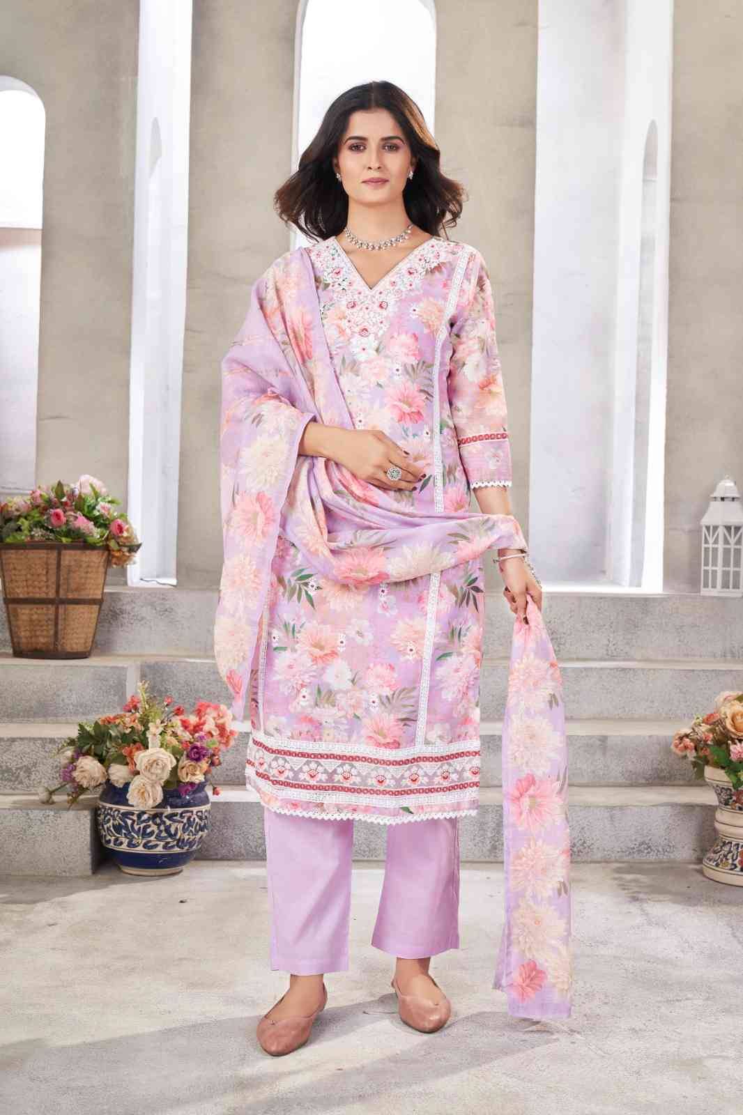 Kilruba 9028 Series By Kilruba 9028 To 9029 Series Beautiful Pakistani Suits Stylish Fancy Colorful Party Wear & Occasional Wear Cotton Linen Dresses At Wholesale Price