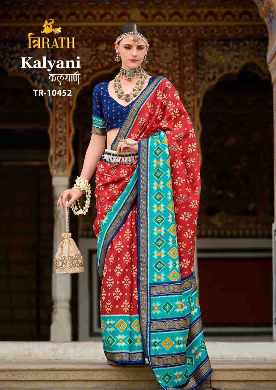 Kalyani By Trirath 10451 To 10456 Series Indian Traditional Wear Collection Beautiful Stylish Fancy Colorful Party Wear & Occasional Wear Silk Sarees At Wholesale Price