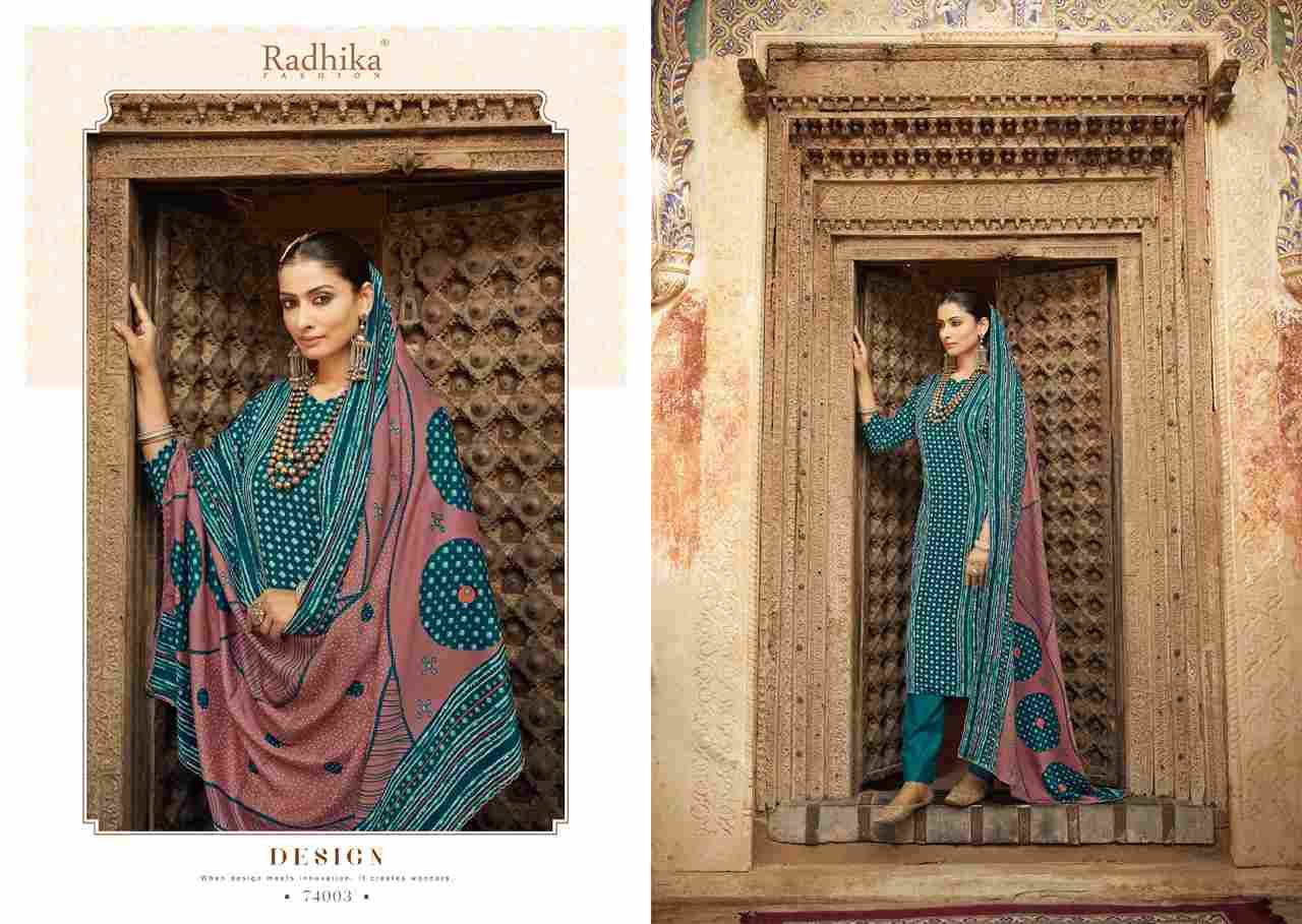 Bandhej By Sumyra 74001 To 74006 Series Beautiful Festive Suits Stylish Fancy Colorful Casual Wear & Ethnic Wear Pure Pashmina Print Dresses At Wholesale Price