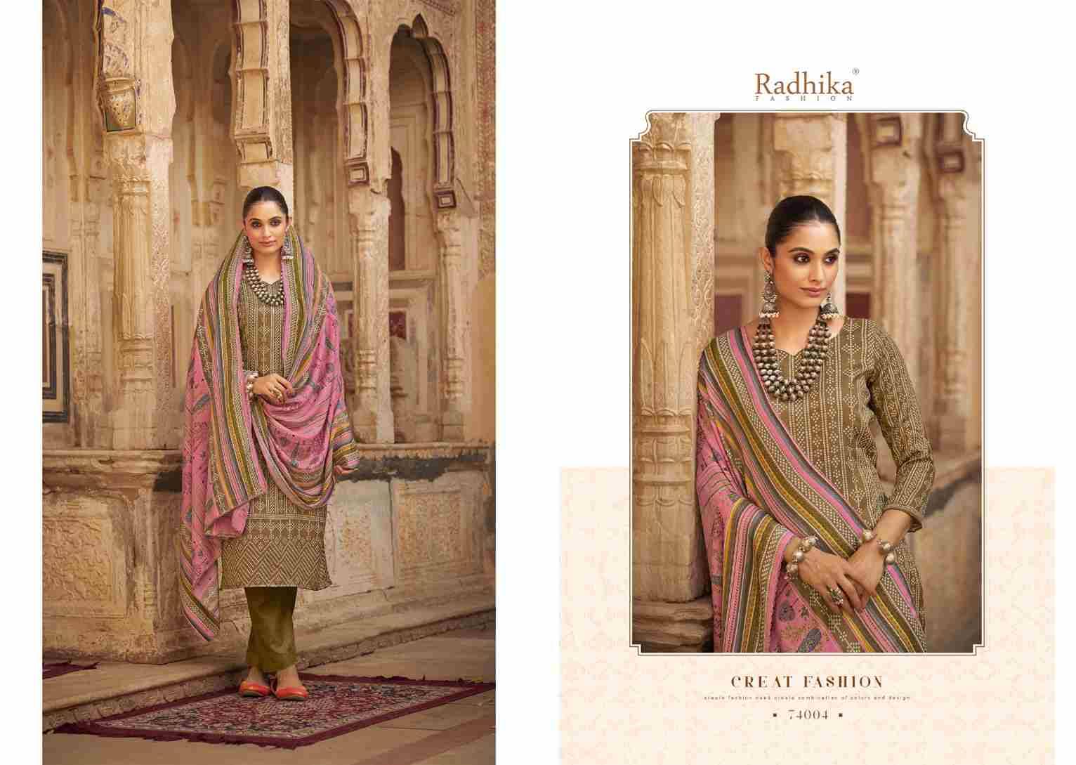 Bandhej By Sumyra 74001 To 74006 Series Beautiful Festive Suits Stylish Fancy Colorful Casual Wear & Ethnic Wear Pure Pashmina Print Dresses At Wholesale Price