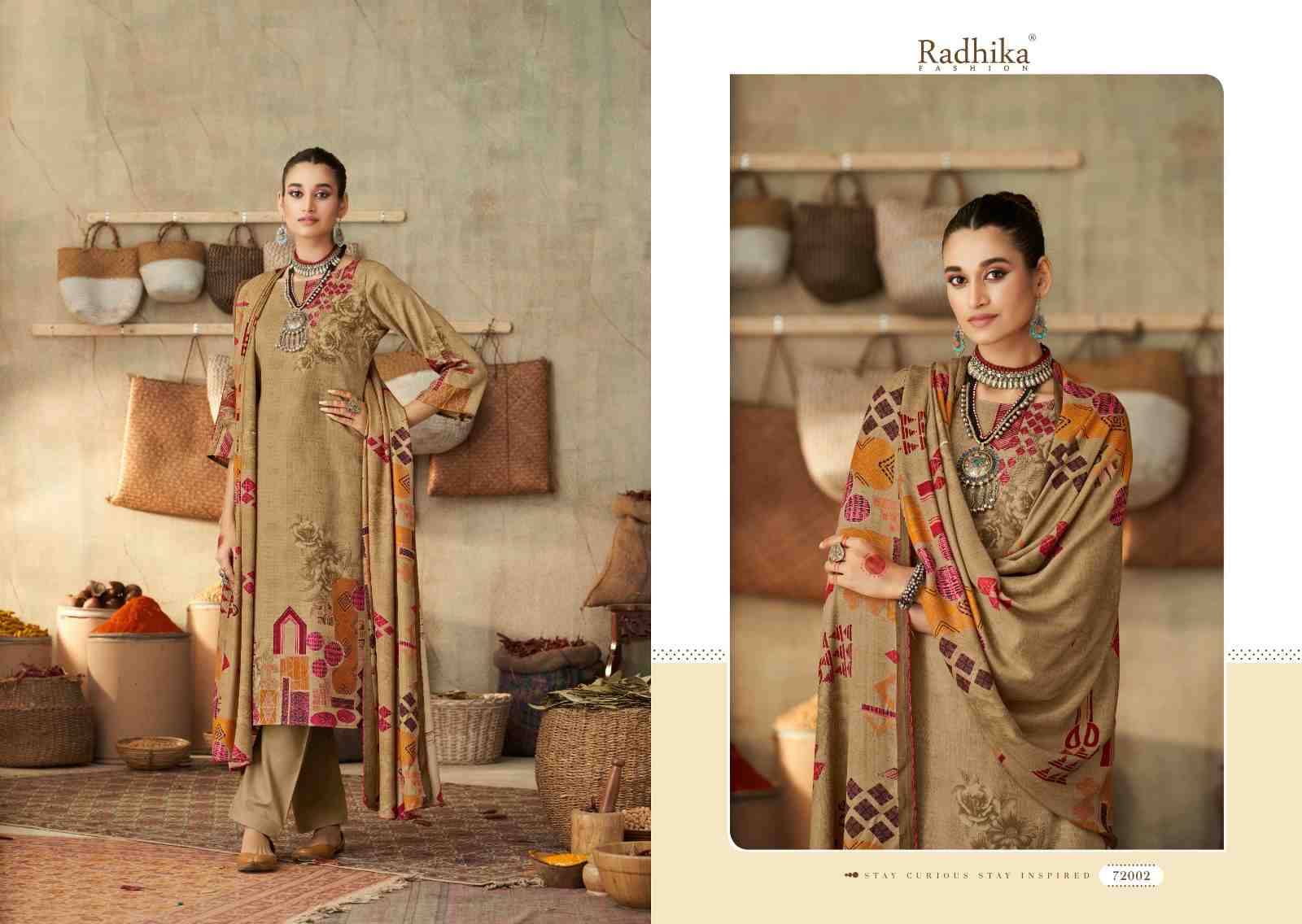 Rehnaz By Sumyra 72001 To 72006 Series Beautiful Stylish Suits Fancy Colorful Casual Wear & Ethnic Wear & Ready To Wear Pure Pashmina Print With Work Dresses At Wholesale Price