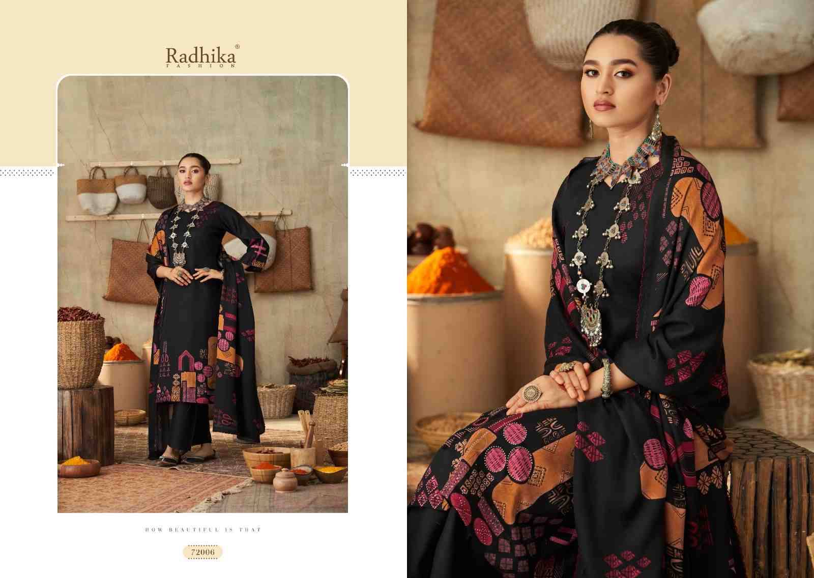 Rehnaz By Sumyra 72001 To 72006 Series Beautiful Stylish Suits Fancy Colorful Casual Wear & Ethnic Wear & Ready To Wear Pure Pashmina Print With Work Dresses At Wholesale Price