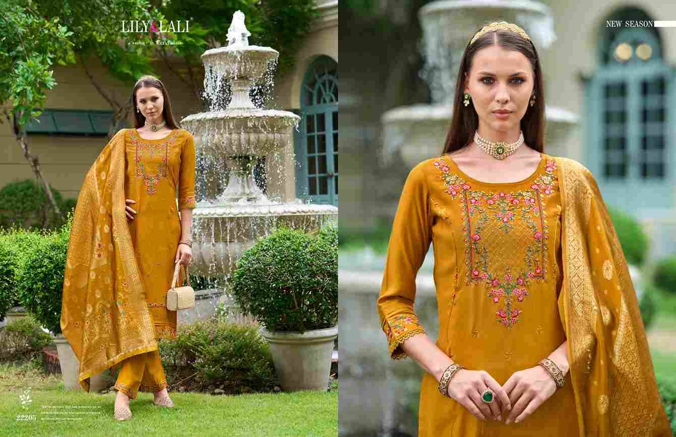 Hasmeena Vol-4 By Lily And Lali 22201 To 22206 Series Beautiful Festive Suits Colorful Stylish Fancy Casual Wear & Ethnic Wear Viscose Dresses At Wholesale Price