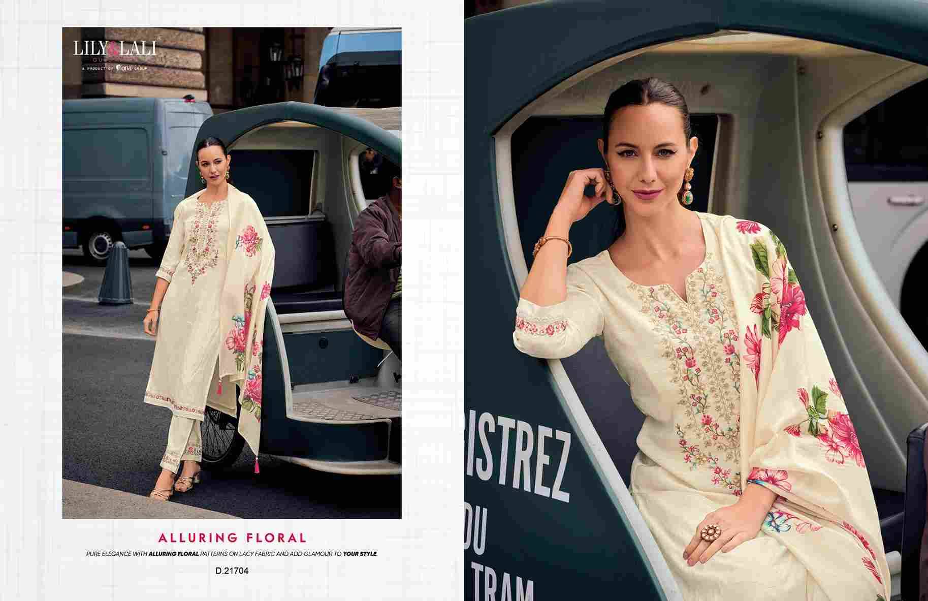 Haseena By Lily And Lali 21701 To 21706 Series Beautiful Festive Suits Colorful Stylish Fancy Casual Wear & Ethnic Wear Viscose Jacquard Silk Dresses At Wholesale Price