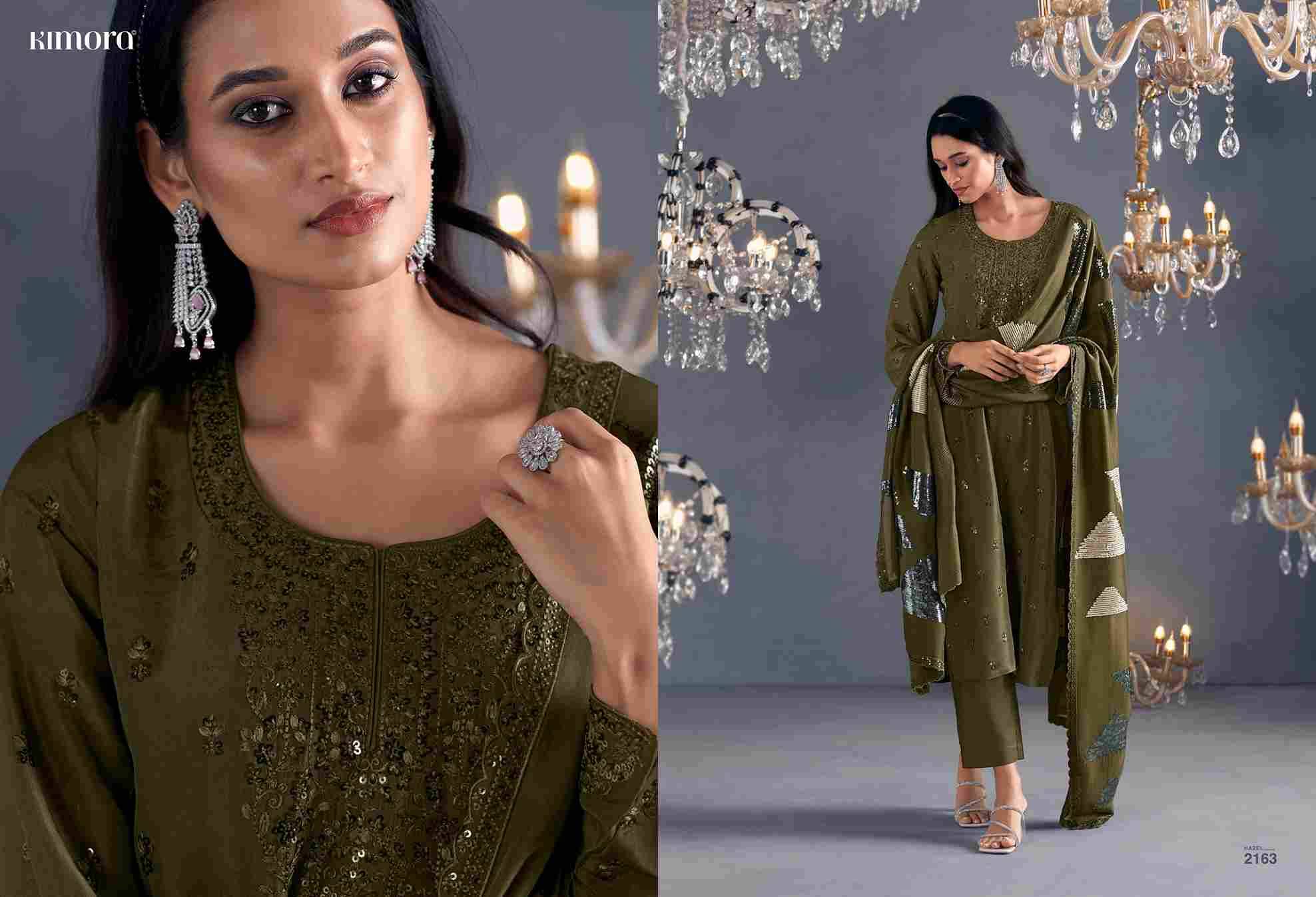 Hazel By Kimora Fashion 2161 To 2168 Series Designer Festive Suits Collection Beautiful Stylish Fancy Colorful Party Wear & Occasional Wear Pure Silk Dresses At Wholesale Price