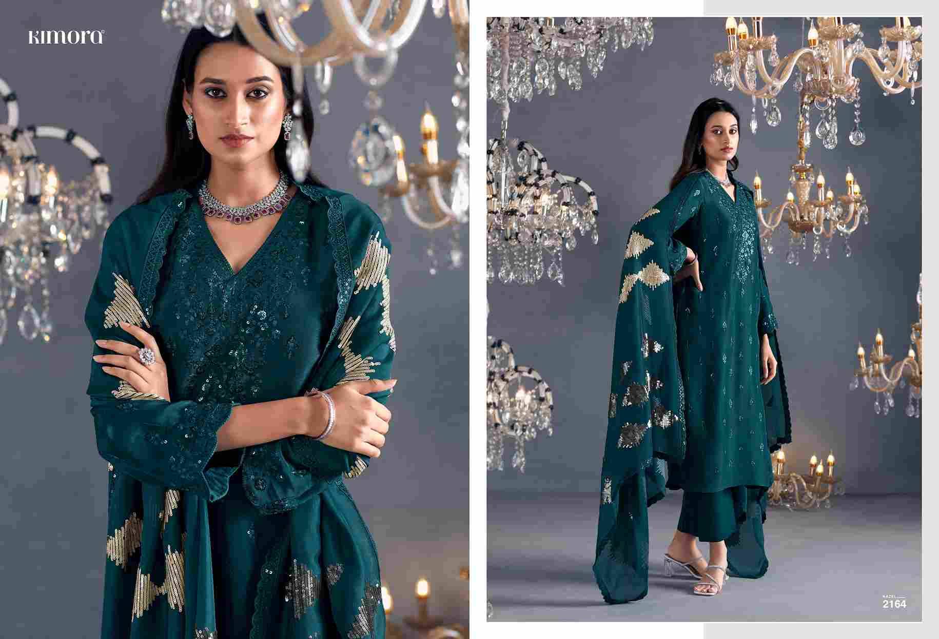 Hazel By Kimora Fashion 2161 To 2168 Series Designer Festive Suits Collection Beautiful Stylish Fancy Colorful Party Wear & Occasional Wear Pure Silk Dresses At Wholesale Price