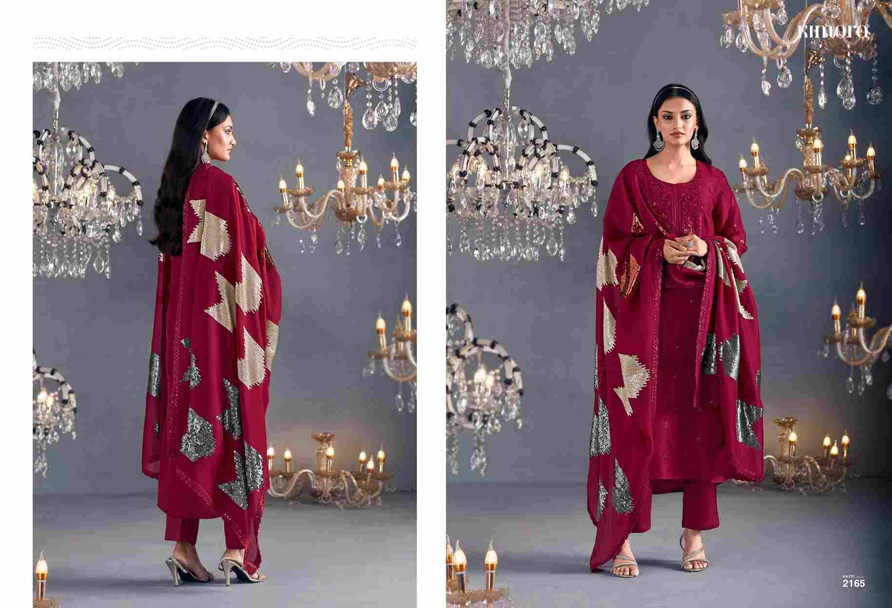 Hazel By Kimora Fashion 2161 To 2168 Series Designer Festive Suits Collection Beautiful Stylish Fancy Colorful Party Wear & Occasional Wear Pure Silk Dresses At Wholesale Price