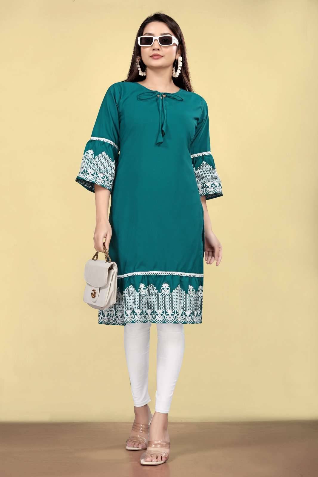 Navika By Kaamiri 01 To 05 Series Designer Stylish Fancy Colorful Beautiful Party Wear & Ethnic Wear Collection Cotton Kurtis At Wholesale Price