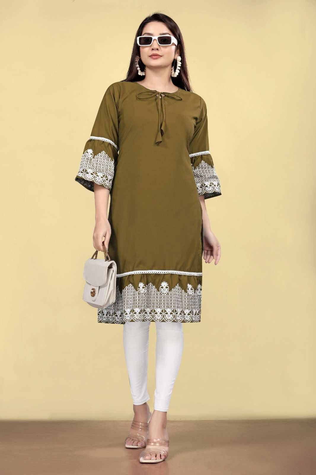 Navika By Kaamiri 01 To 05 Series Designer Stylish Fancy Colorful Beautiful Party Wear & Ethnic Wear Collection Cotton Kurtis At Wholesale Price