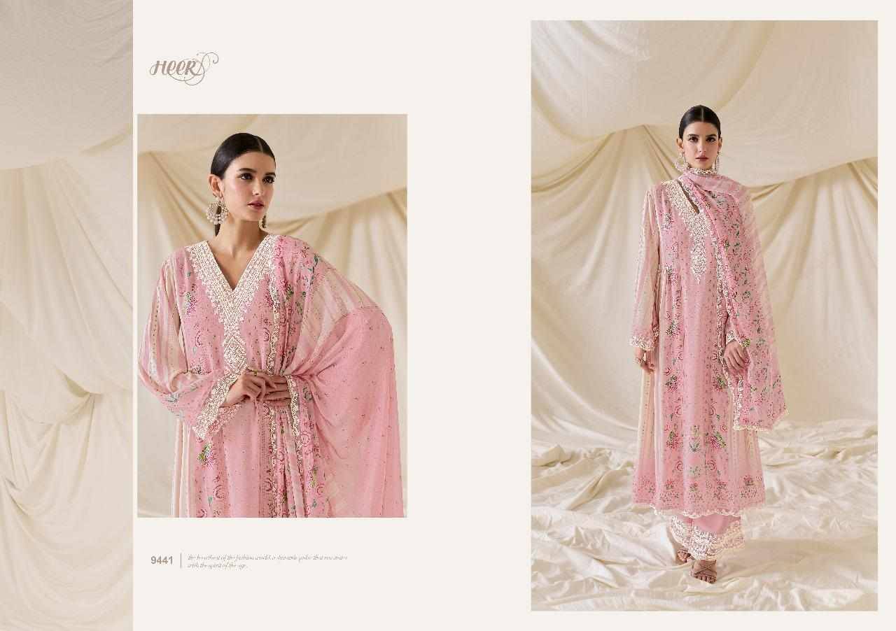 Mohabbat By Kimora Fashion 9441 To 9446 Series Designer Festive Suits Collection Beautiful Stylish Fancy Colorful Party Wear & Occasional Wear Pure Muslin Dresses At Wholesale Price