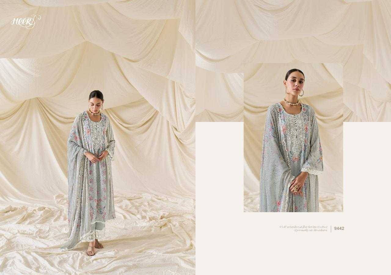 Mohabbat By Kimora Fashion 9441 To 9446 Series Designer Festive Suits Collection Beautiful Stylish Fancy Colorful Party Wear & Occasional Wear Pure Muslin Dresses At Wholesale Price