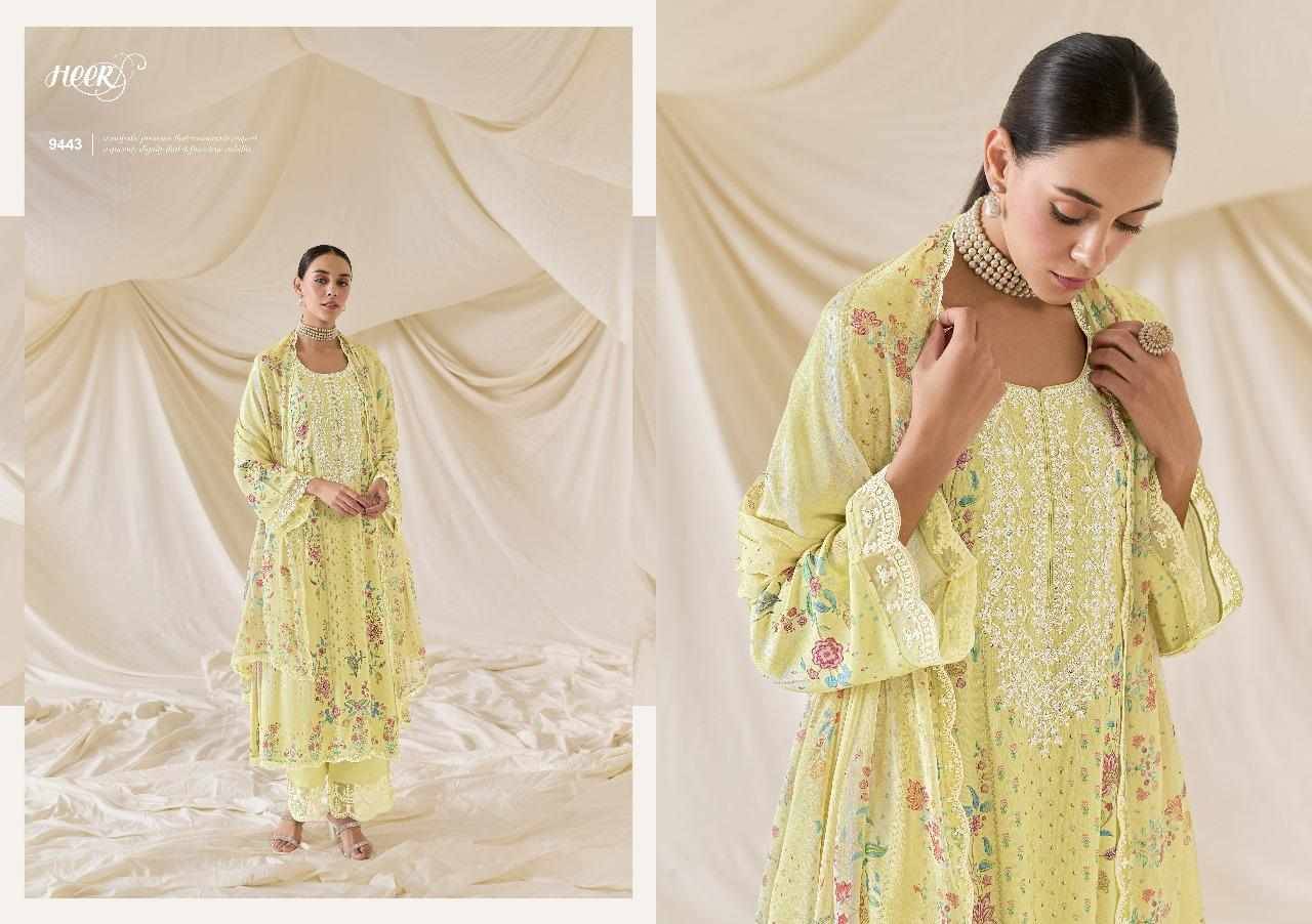 Mohabbat By Kimora Fashion 9441 To 9446 Series Designer Festive Suits Collection Beautiful Stylish Fancy Colorful Party Wear & Occasional Wear Pure Muslin Dresses At Wholesale Price