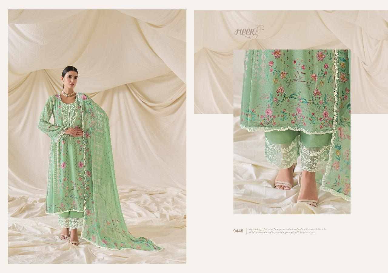 Mohabbat By Kimora Fashion 9441 To 9446 Series Designer Festive Suits Collection Beautiful Stylish Fancy Colorful Party Wear & Occasional Wear Pure Muslin Dresses At Wholesale Price