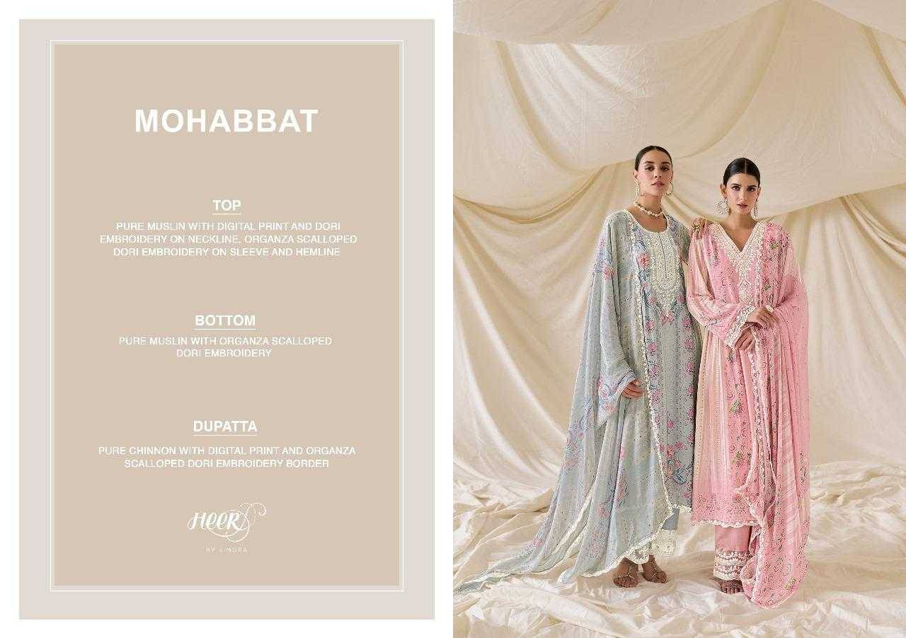 Mohabbat By Kimora Fashion 9441 To 9446 Series Designer Festive Suits Collection Beautiful Stylish Fancy Colorful Party Wear & Occasional Wear Pure Muslin Dresses At Wholesale Price