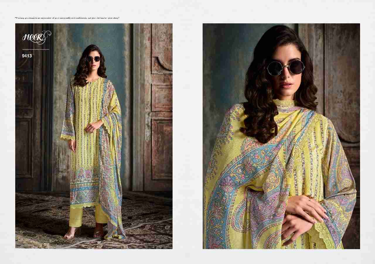 Darling By Kimora Fashion 9411 To 9416 Series Designer Festive Suits Collection Beautiful Stylish Fancy Colorful Party Wear & Occasional Wear Pure Muslin Dresses At Wholesale Price