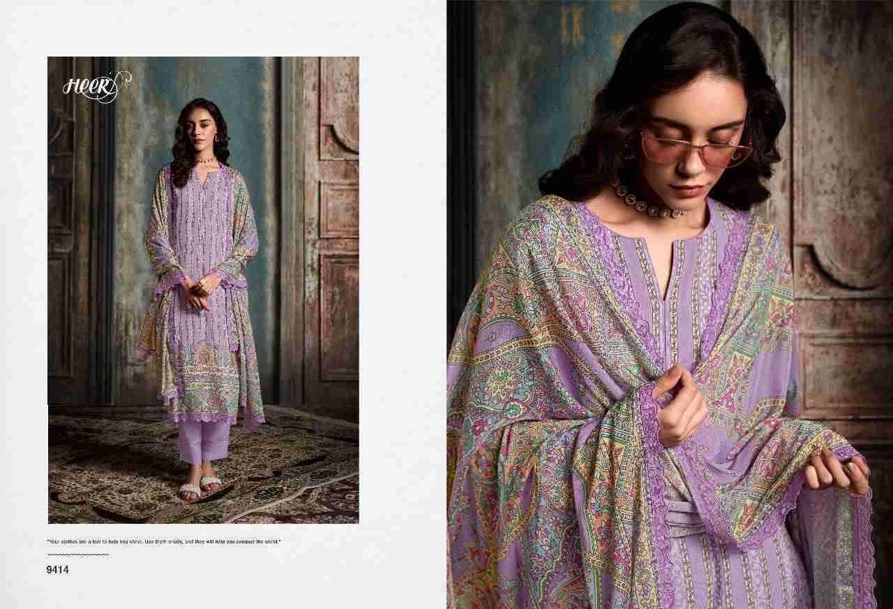 Darling By Kimora Fashion 9411 To 9416 Series Designer Festive Suits Collection Beautiful Stylish Fancy Colorful Party Wear & Occasional Wear Pure Muslin Dresses At Wholesale Price