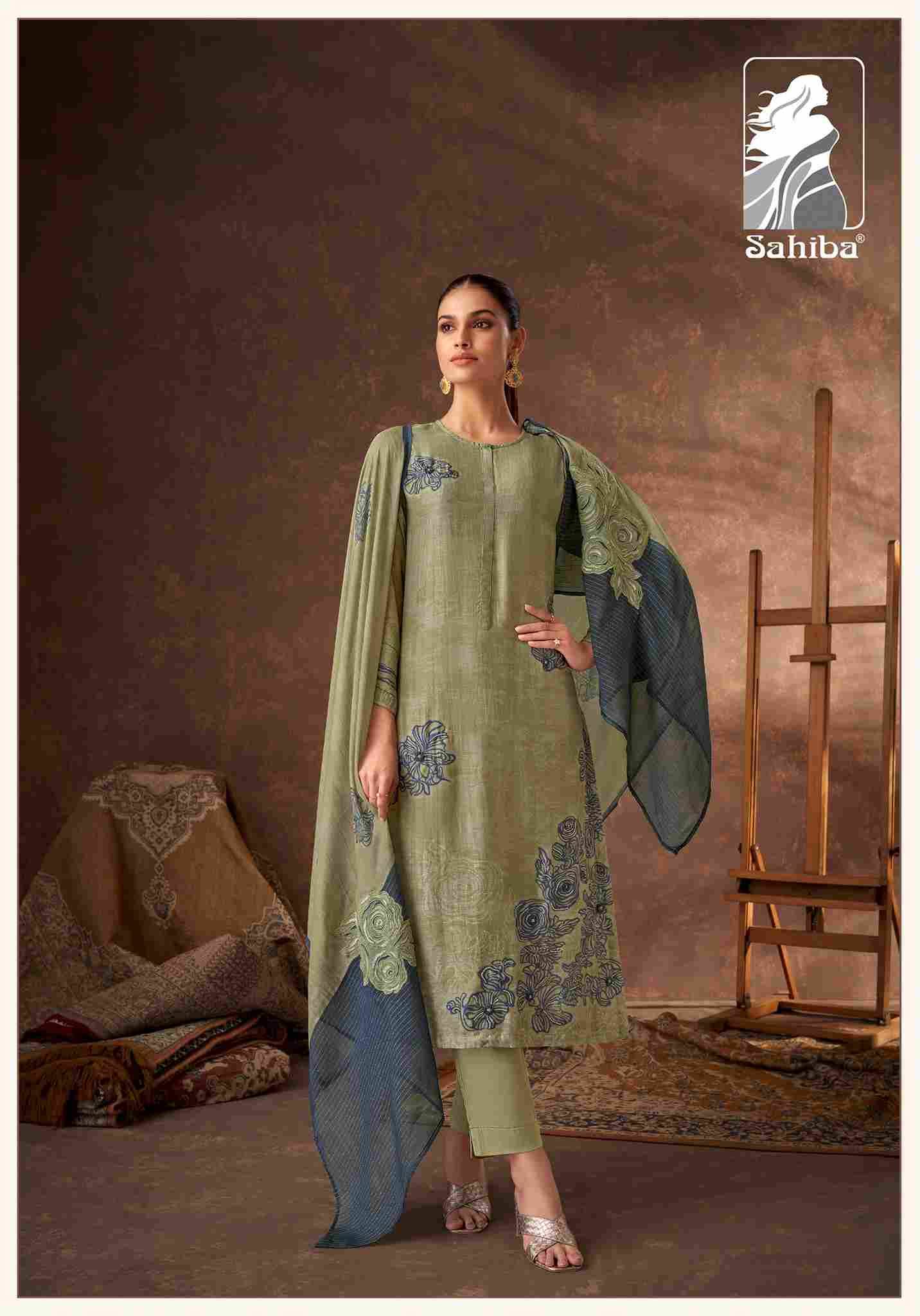 Veda By Sahiba Fabrics Beautiful Festive Suits Stylish Fancy Colorful Casual Wear & Ethnic Wear Muslin Silk Dresses At Wholesale Price