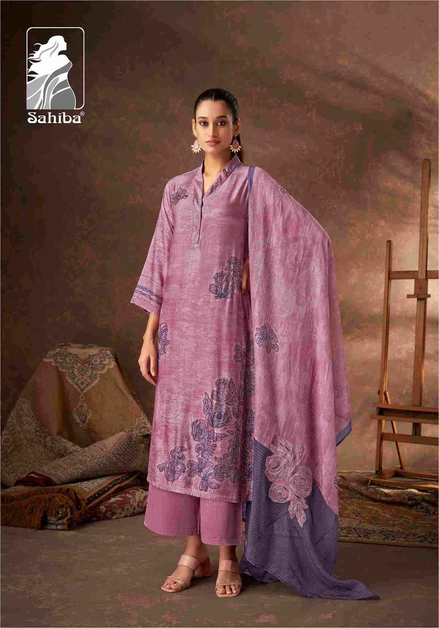 Veda By Sahiba Fabrics Beautiful Festive Suits Stylish Fancy Colorful Casual Wear & Ethnic Wear Muslin Silk Dresses At Wholesale Price