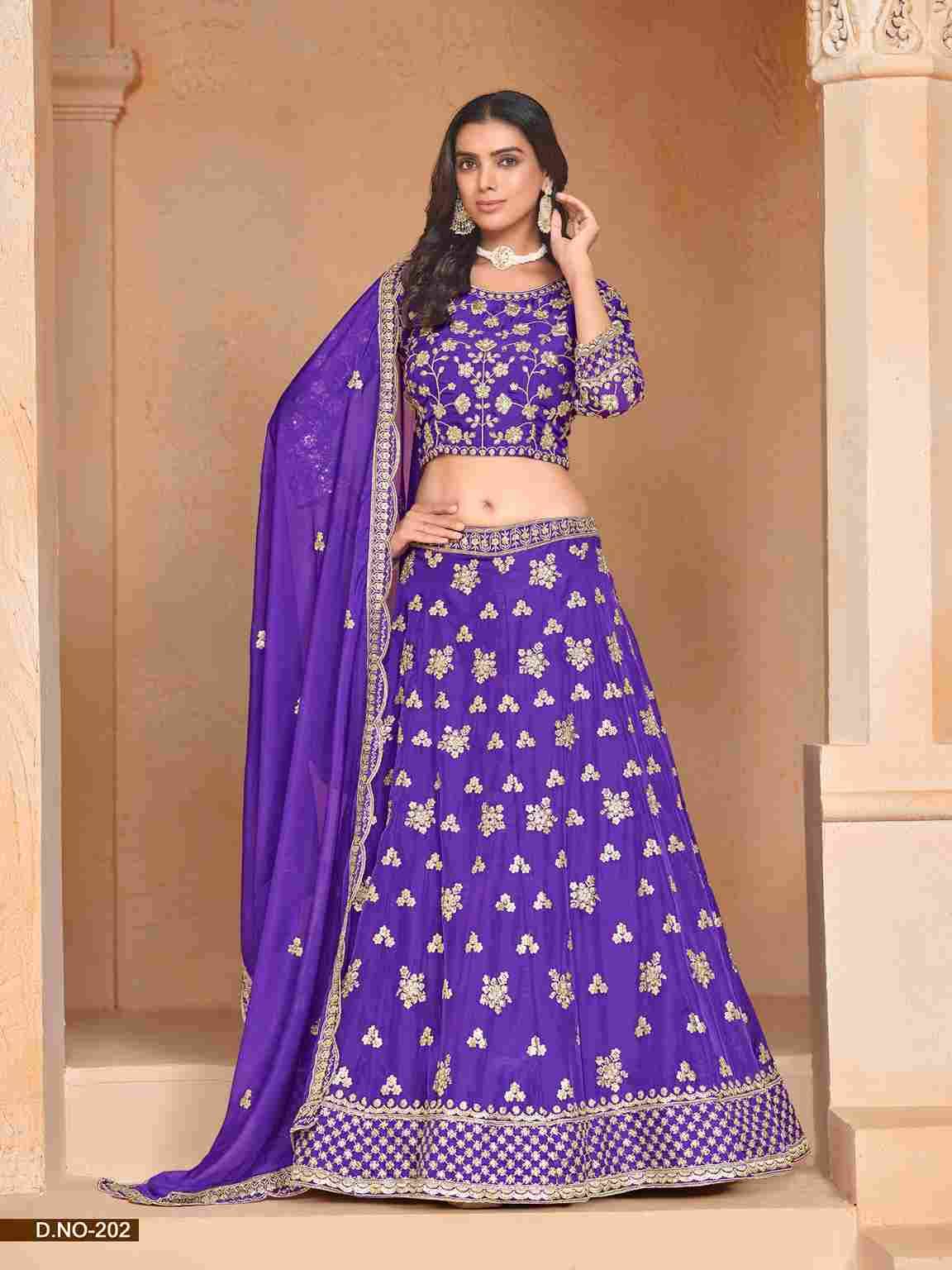 Mehvish Vol-2 By Fashid Wholesale 201 To 204 Series Festive Wear Collection Beautiful Stylish Colorful Fancy Party Wear & Occasional Wear Organza Lehengas At Wholesale Price