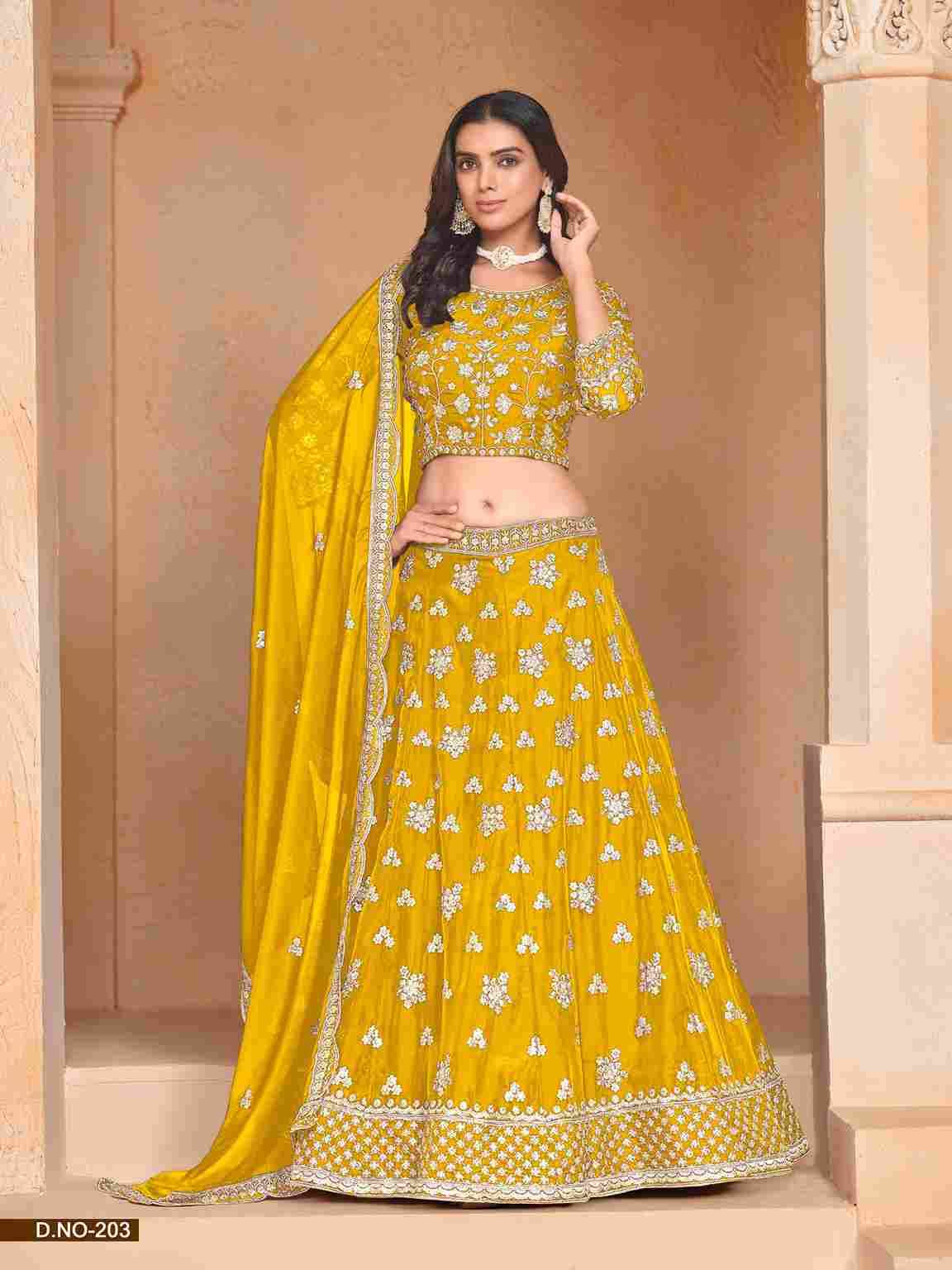 Mehvish Vol-2 By Fashid Wholesale 201 To 204 Series Festive Wear Collection Beautiful Stylish Colorful Fancy Party Wear & Occasional Wear Organza Lehengas At Wholesale Price