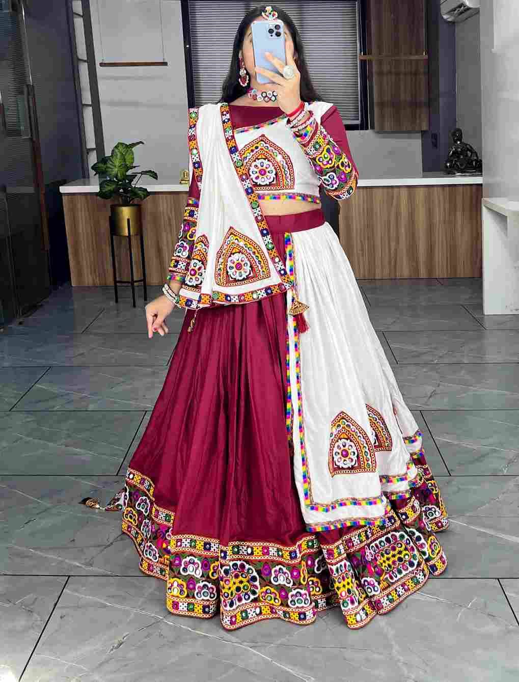Grtn 8112 By Fashid Wholesale Designer Beautiful Navratri Collection Occasional Wear & Party Wear Pure Rayon Cotton Lehengas At Wholesale Price